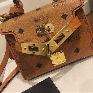 MCM heritage satchel